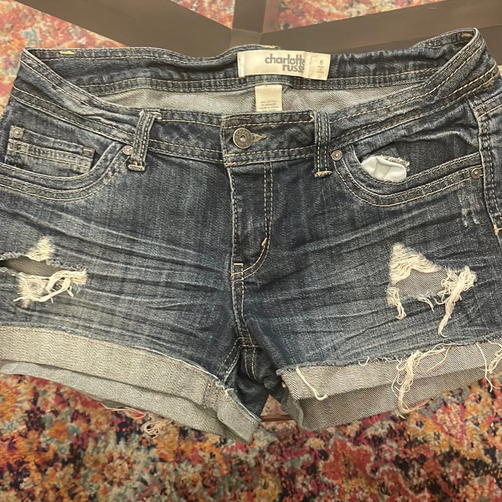 Classic Early 2000s denim shorts